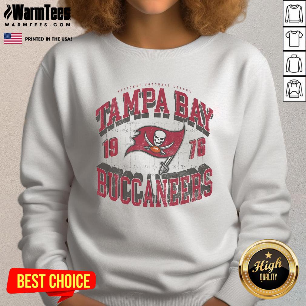 Awesome Tampa Bay Buccaneers Field Arched Wordmark T-Shirt - Image 5