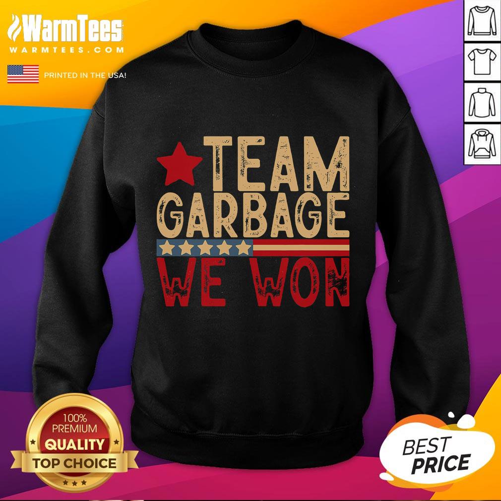 Awesome Team Garbage We Won Team Garbage For Trump 2024 Elections T-Shirt - Image 5