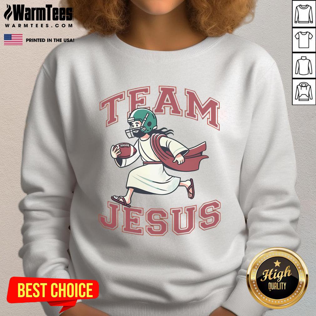 Awesome Team Jesus Football Lover Christian Faith Bible T-Shirt - Image 5