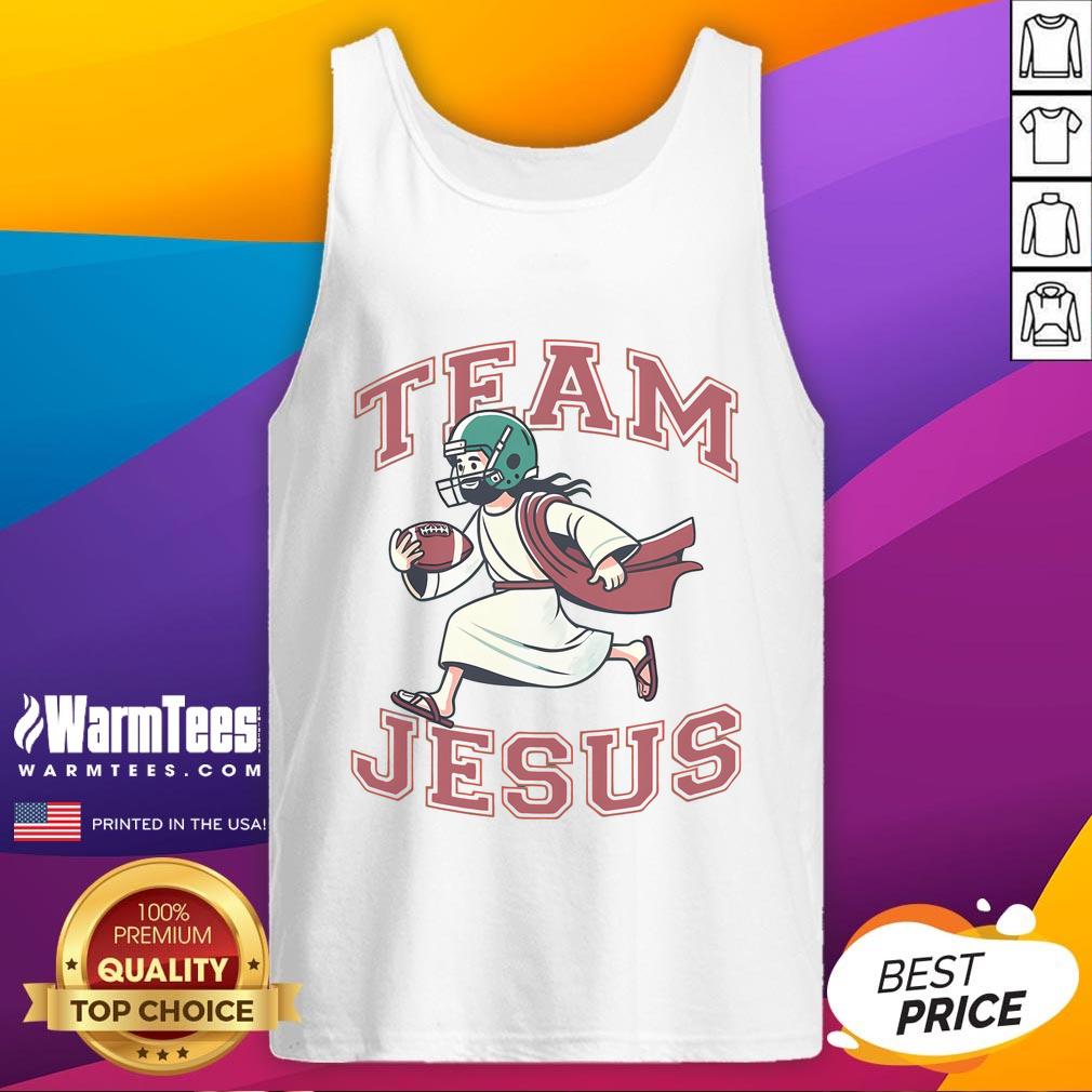 Awesome Team Jesus Football Lover Christian Faith Bible T-Shirt - Image 4