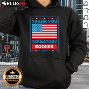 Alternative view of Awesome Thank You Senator Cory Booker America Flag 25 05 T-Shirt
