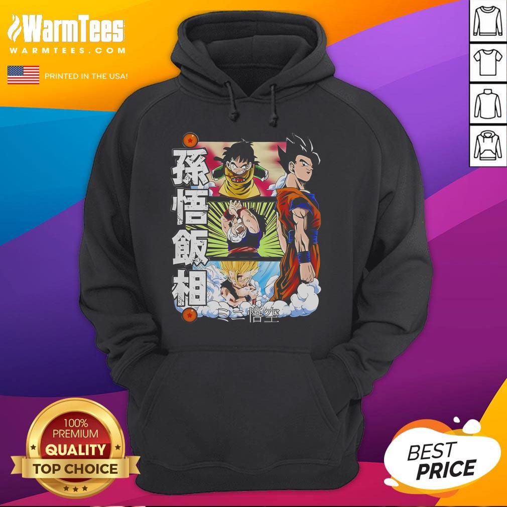 Awesome The Ages Of Gohan Dragon Ball Z Cartoon T-Shirt - Image 2