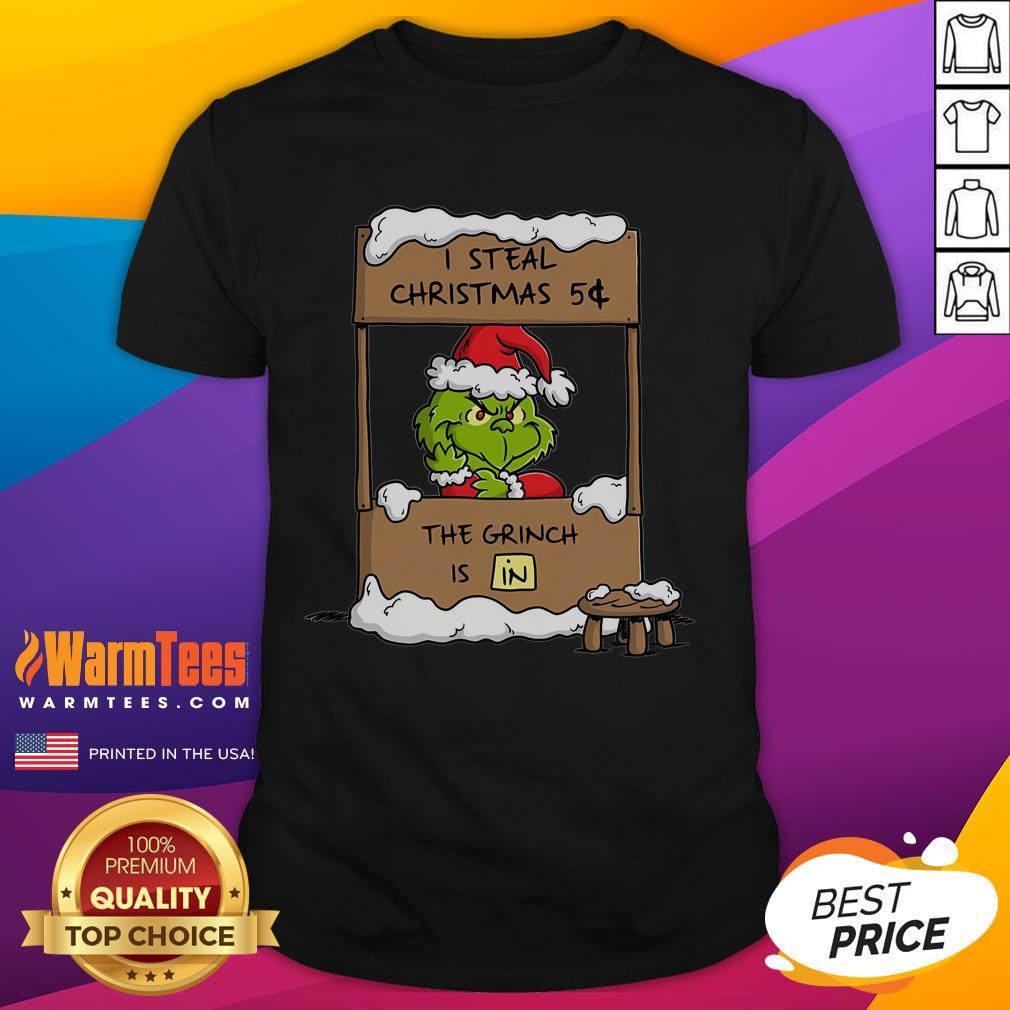 Awesome The Grinch I Steal Christmas T-Shirt