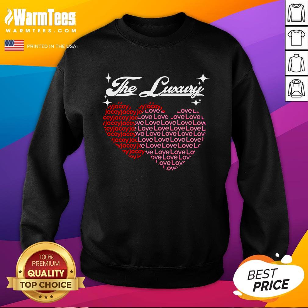 Awesome The Luxury Jacey Love Heart T-Shirt - Image 4