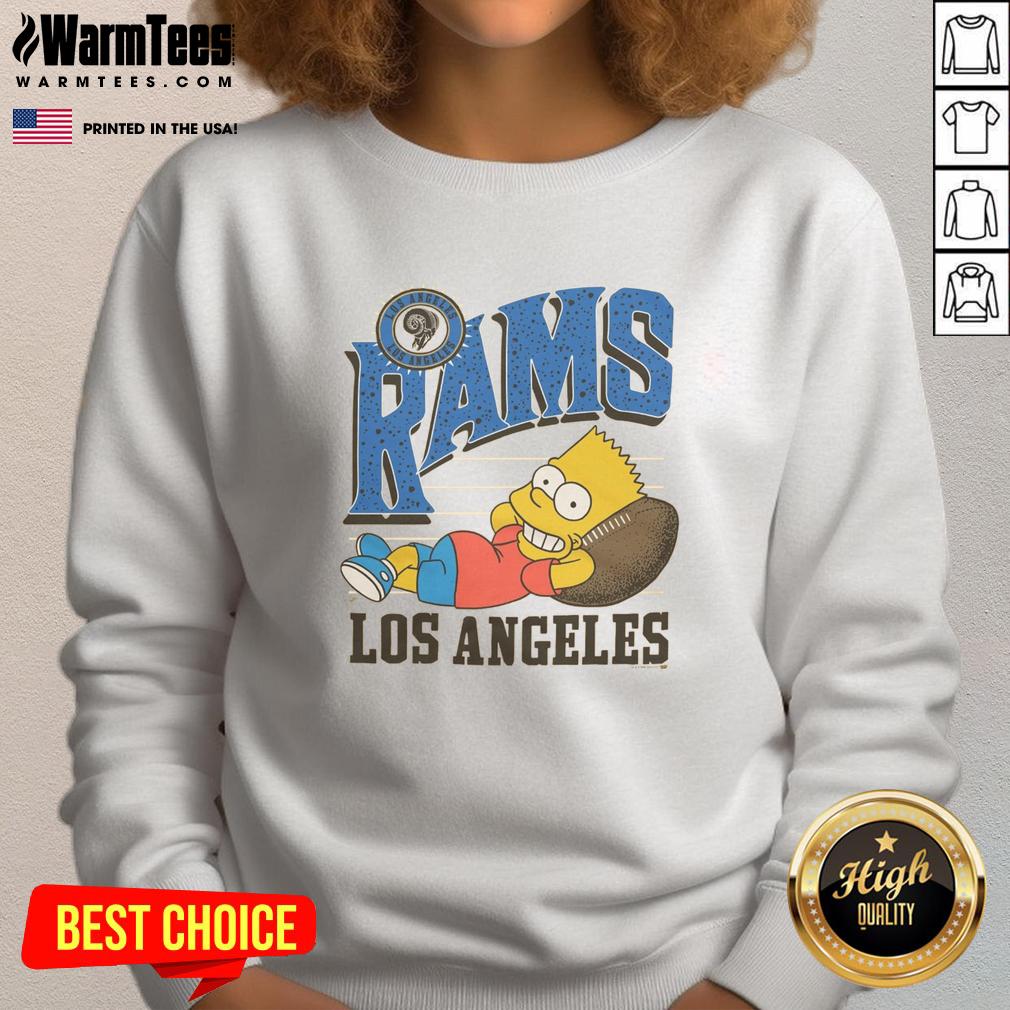 Awesome The Simpsons Bart X Los Angeles Rams T-Shirt - Image 5