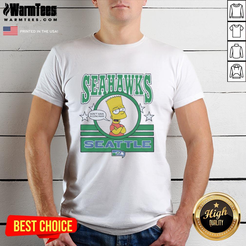 Awesome The Simpsons Bart X Seattle Seahawks T-Shirt