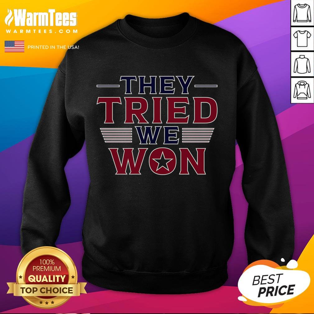 Awesome They Tried We Won Trump Vance T-Shirt - Image 5