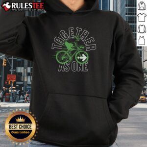 Alternative view of Awesome Together As One Bicycle Racing T-Shirt