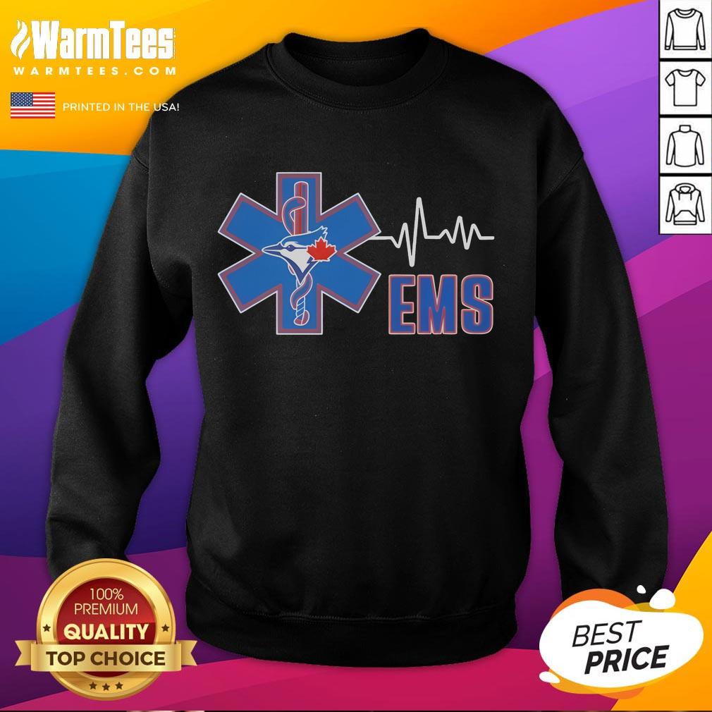 Awesome Toronto Blue Jays EMS Rod Of Asclepius T-Shirt - Image 5