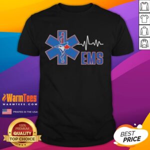 Awesome Toronto Blue Jays EMS Rod Of Asclepius T-Shirt