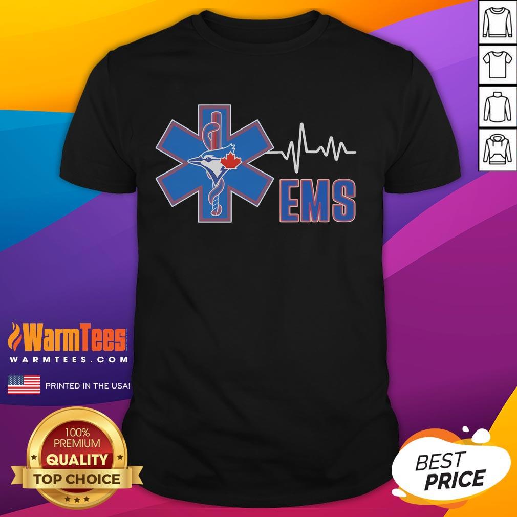 Awesome Toronto Blue Jays EMS Rod Of Asclepius T-Shirt