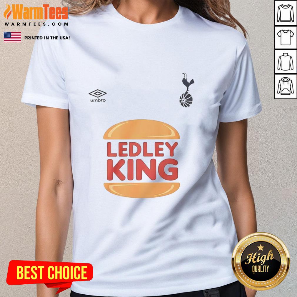 Awesome Tottenham Hotspur X Ledley King Hamburger T-Shirt - Image 2