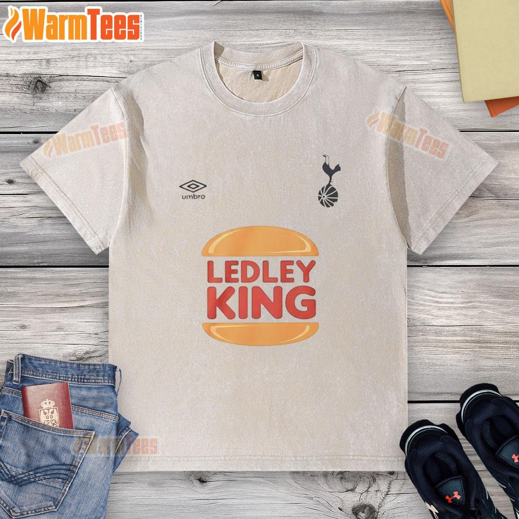 Awesome Tottenham Hotspur X Ledley King Hamburger T-Shirt - Image 3