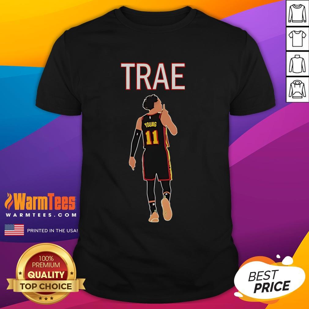 Awesome Trae Young Shhh Quiet Atlanta Hawks T-Shirt