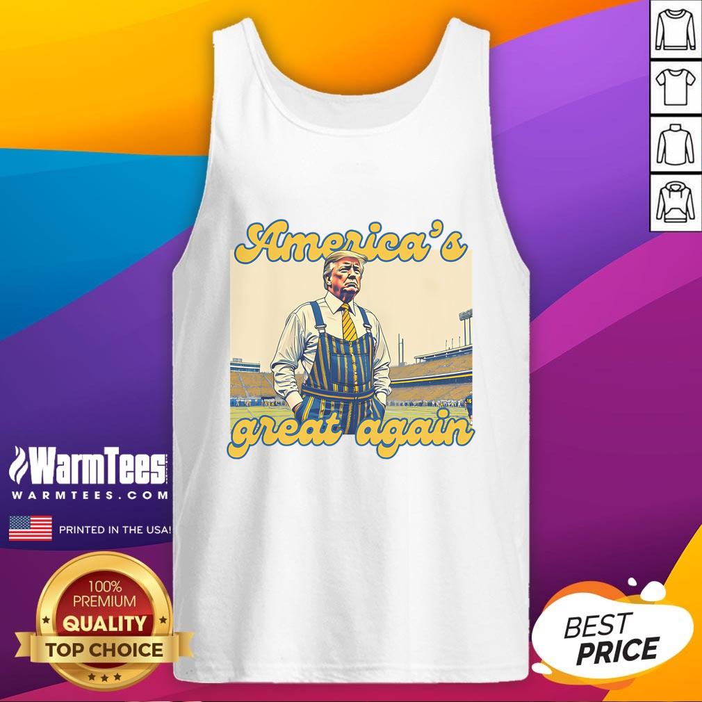 Awesome Trump America's Great Again Vintage Football T-Shirt - Image 4
