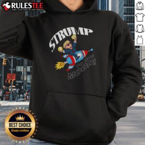 Alternative view of Awesome $Trump Morty To The Moon T-Shirt