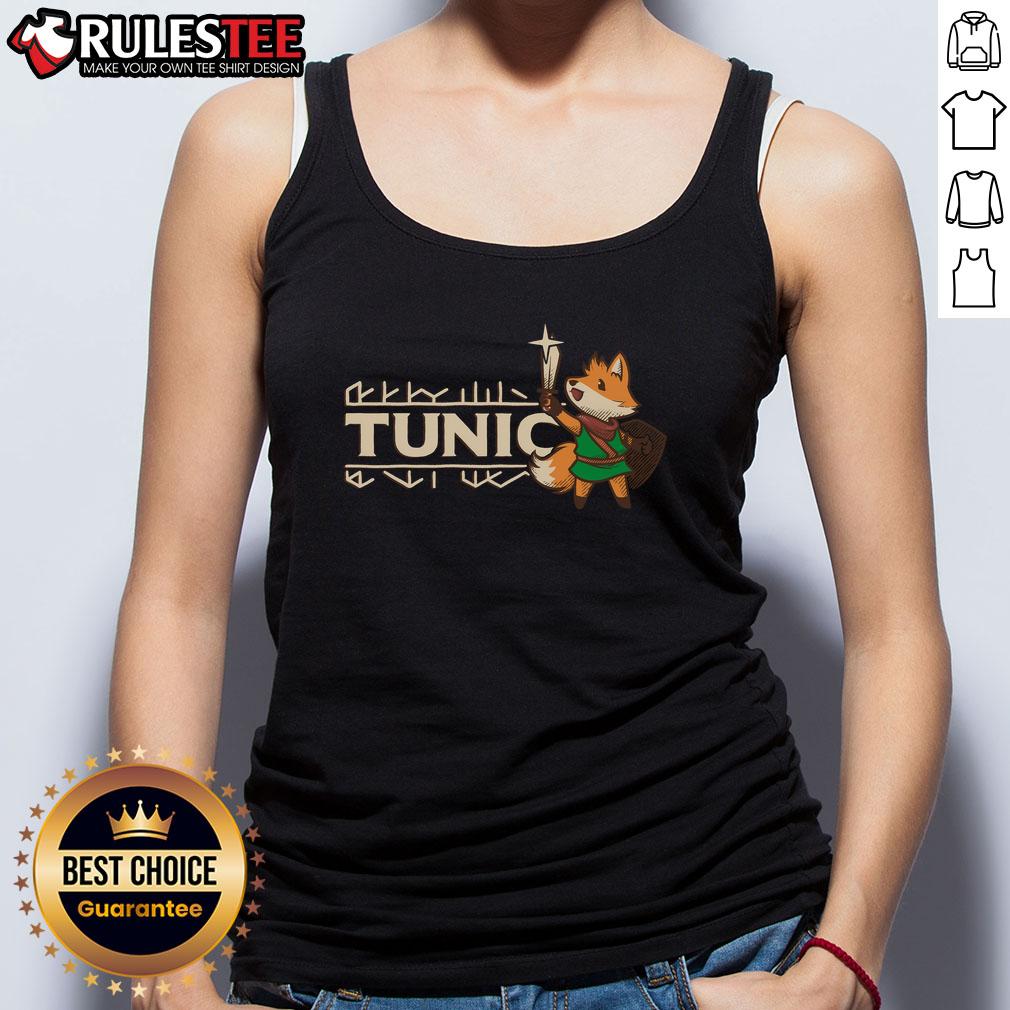 Awesome Tunic Fox Vintage Gamer T-Shirt - Image 4