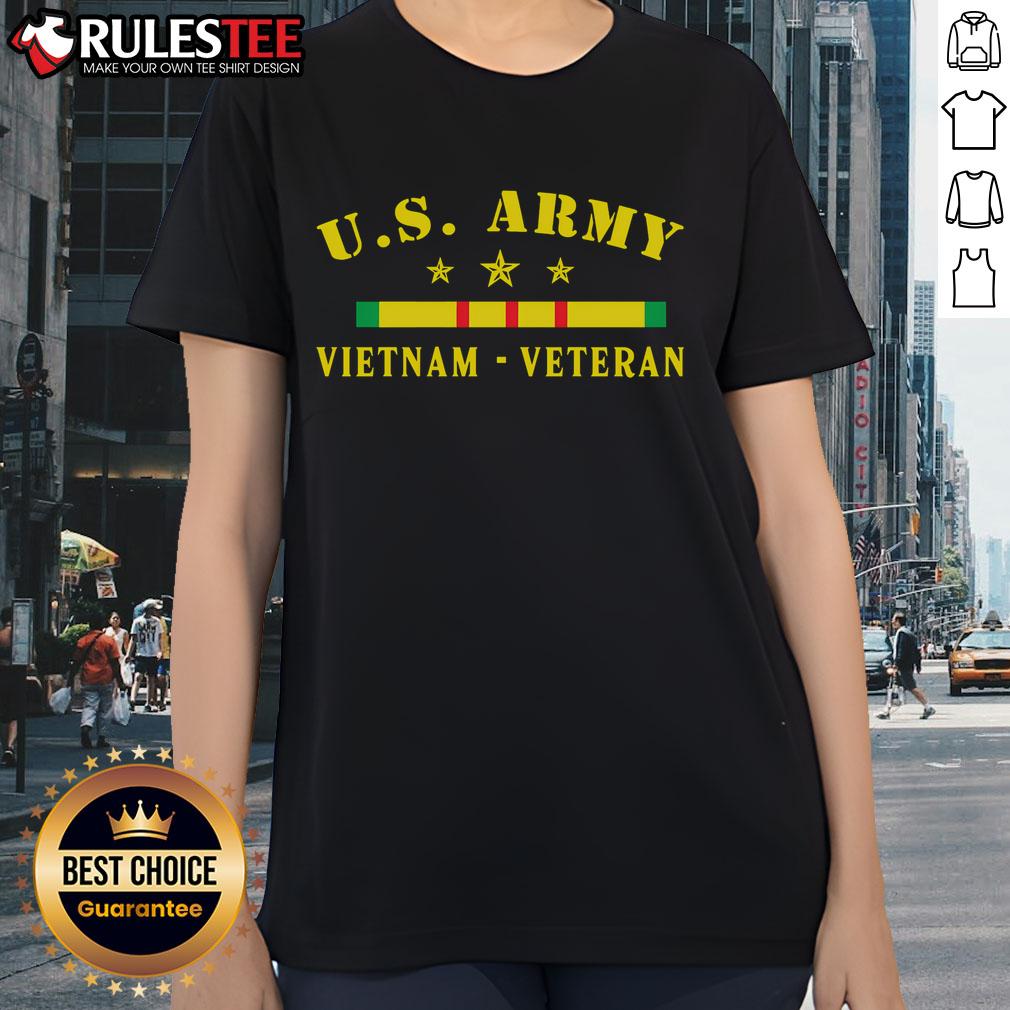 Awesome US Army Vietnam Veteran T-Shirt - Image 3