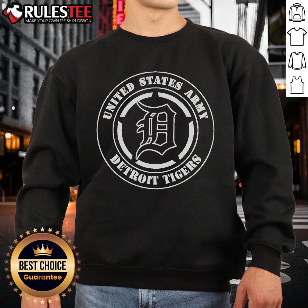 Awesome United States Army Detroit Tigers Military Appreciation T-Shirt - Image 5