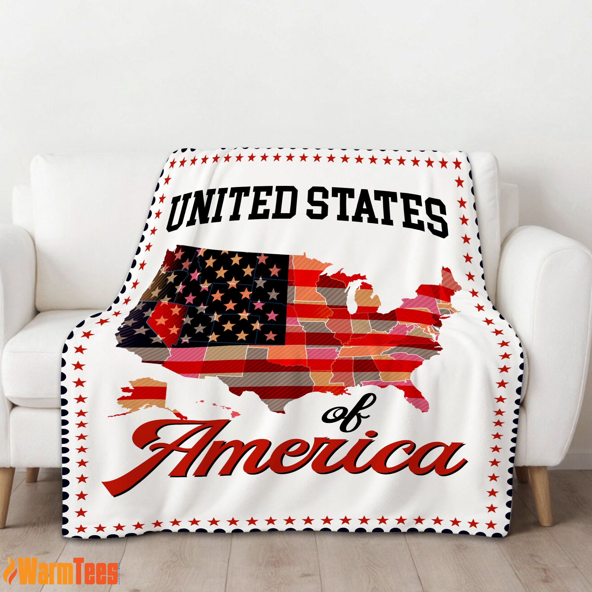 Awesome United States Of America Blanket Fleece Blanket - Image 2