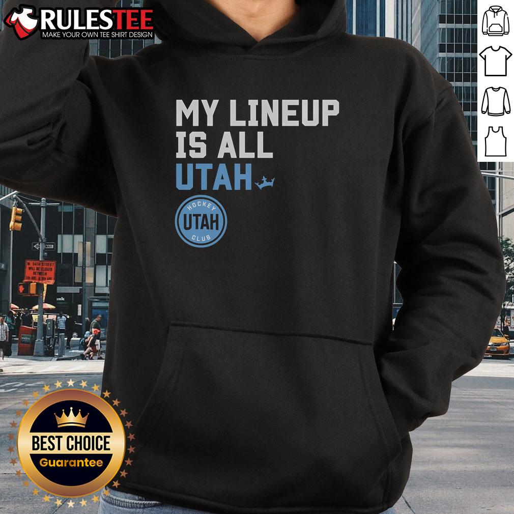 Awesome Utah Hockey Club My Lineup T-Shirt - Image 2