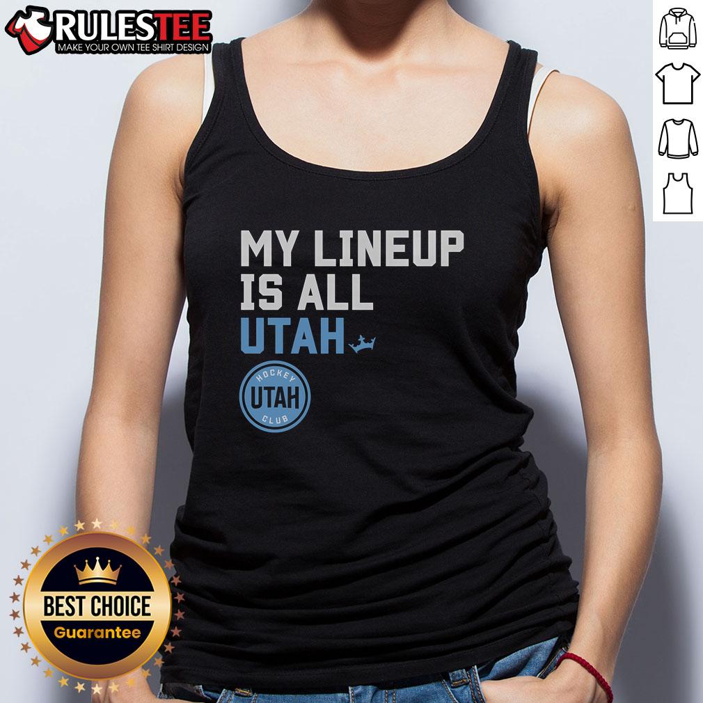 Awesome Utah Hockey Club My Lineup T-Shirt - Image 4