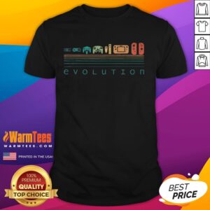 Awesome Video Game Controller Evolution 80s 90s Retro Gaming Gamer T-Shirt