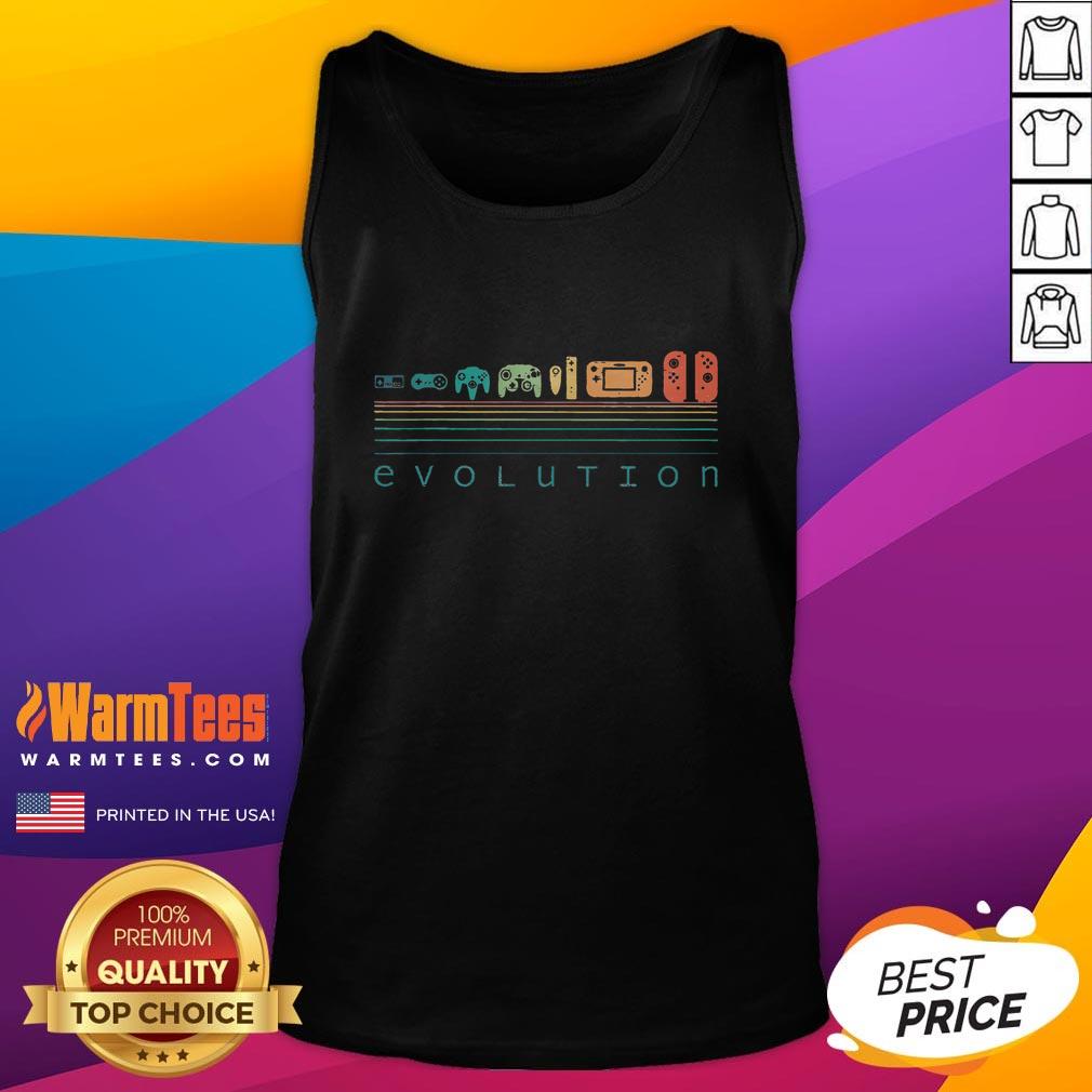 Awesome Video Game Controller Evolution 80s 90s Retro Gaming Gamer T-Shirt - Image 4