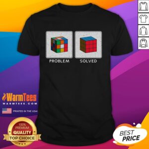 Awesome Vintage Colorful Cube Problem Solver T-Shirt
