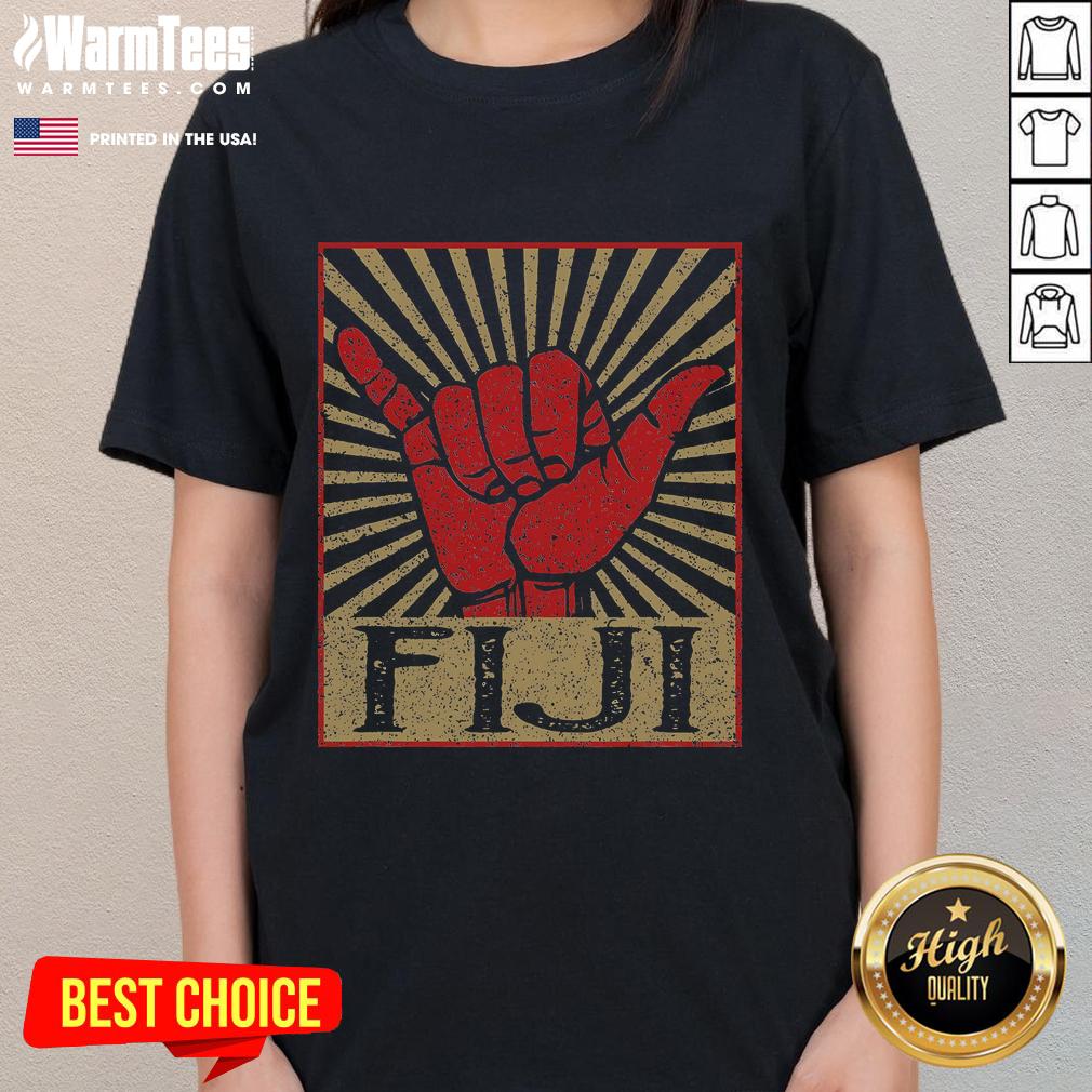 Awesome Vintage Fiji Island Surfer Retro T-Shirt - Image 3