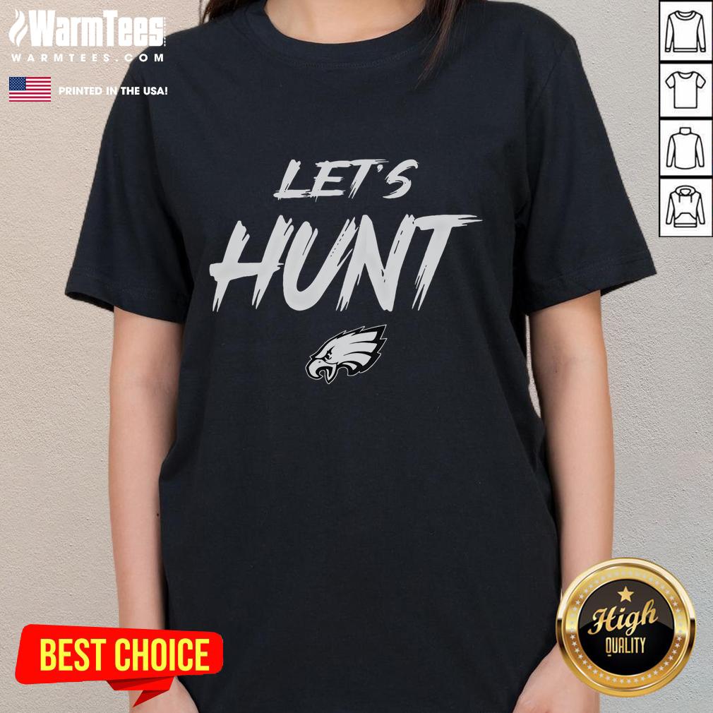 Awesome Vintage Let's Hunt Eagles T-Shirt - Image 3