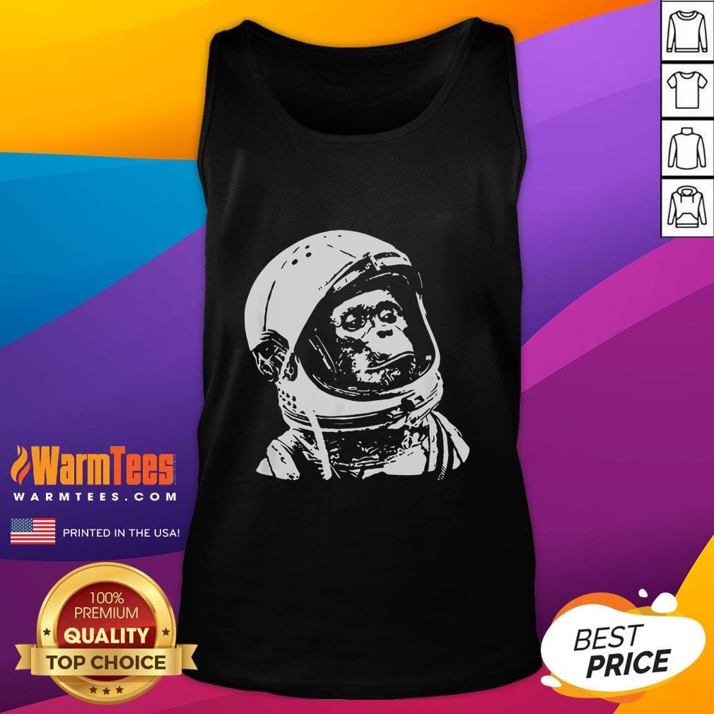 Awesome Vintage Space Travel Astronaut Monkey T-Shirt - Image 4