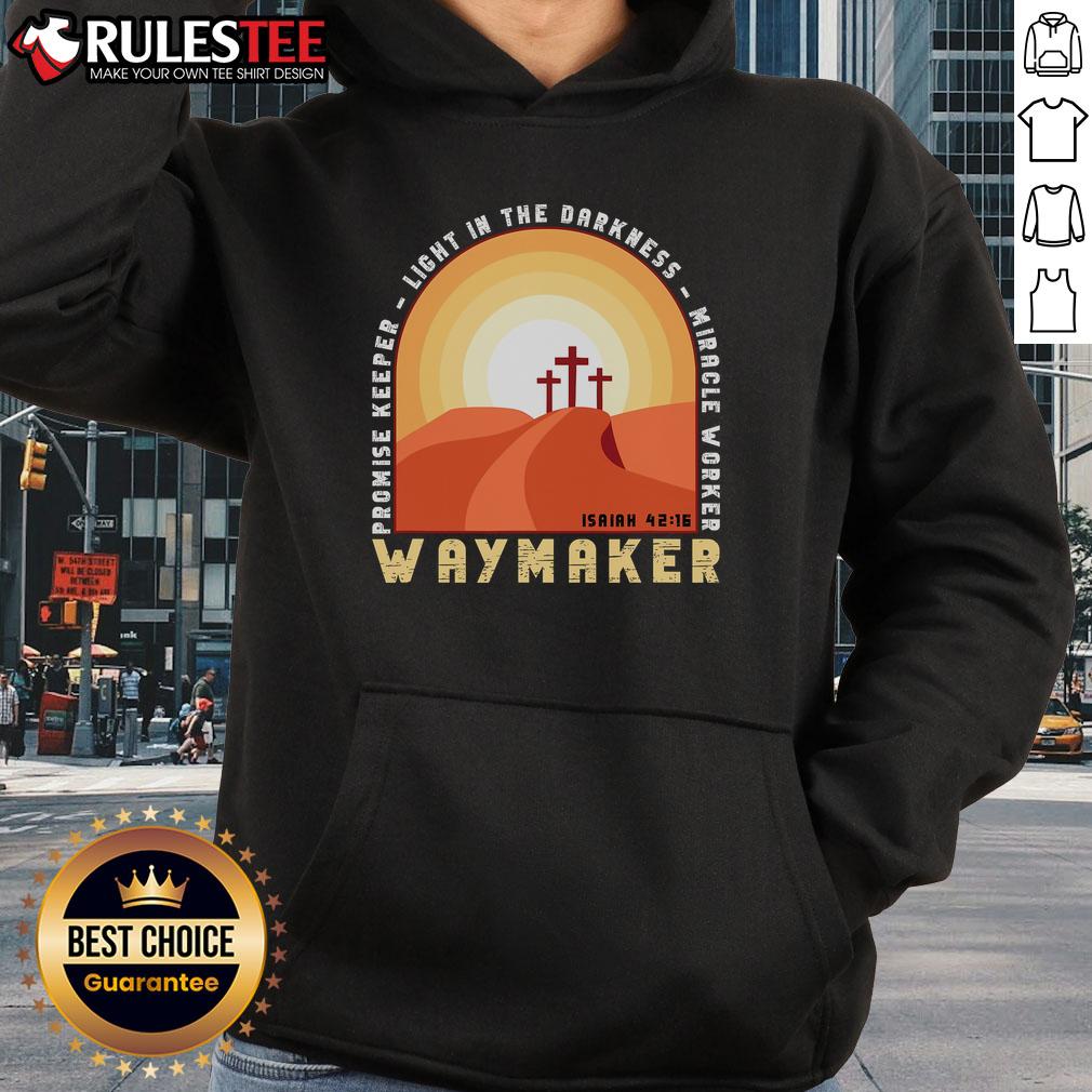 Awesome Vintage Waymaker Promise Keeper Miracle Worker Christian T-Shirt - Image 2
