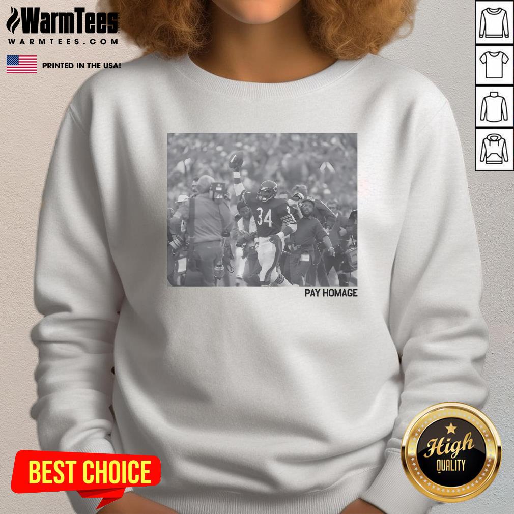 Awesome Walter Payton Pay Homage T-Shirt - Image 4