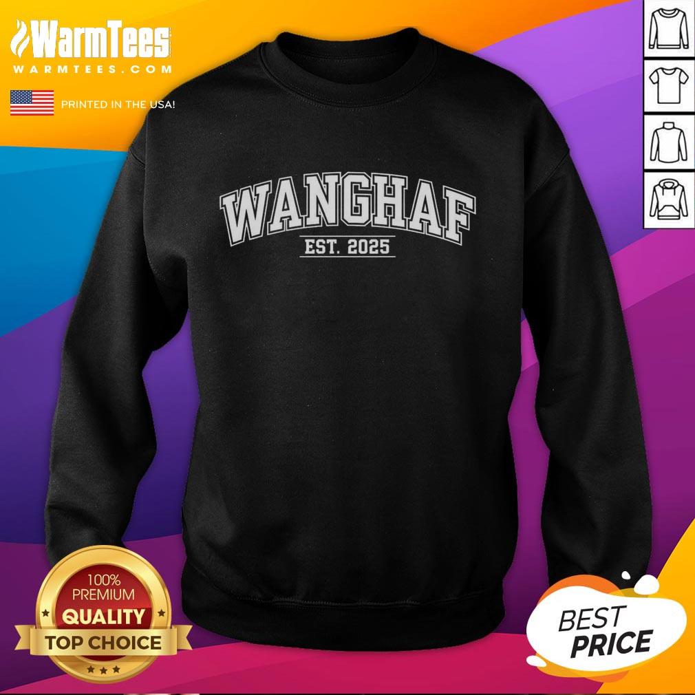Awesome Wanghaf Est 2025 Meme Vintage University T-Shirt - Image 5