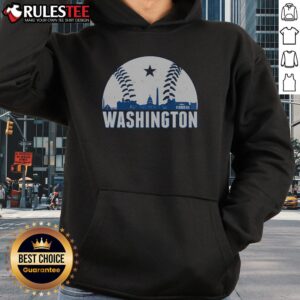 Alternative view of Awesome Washington DC Baseball Skyline T-Shirt