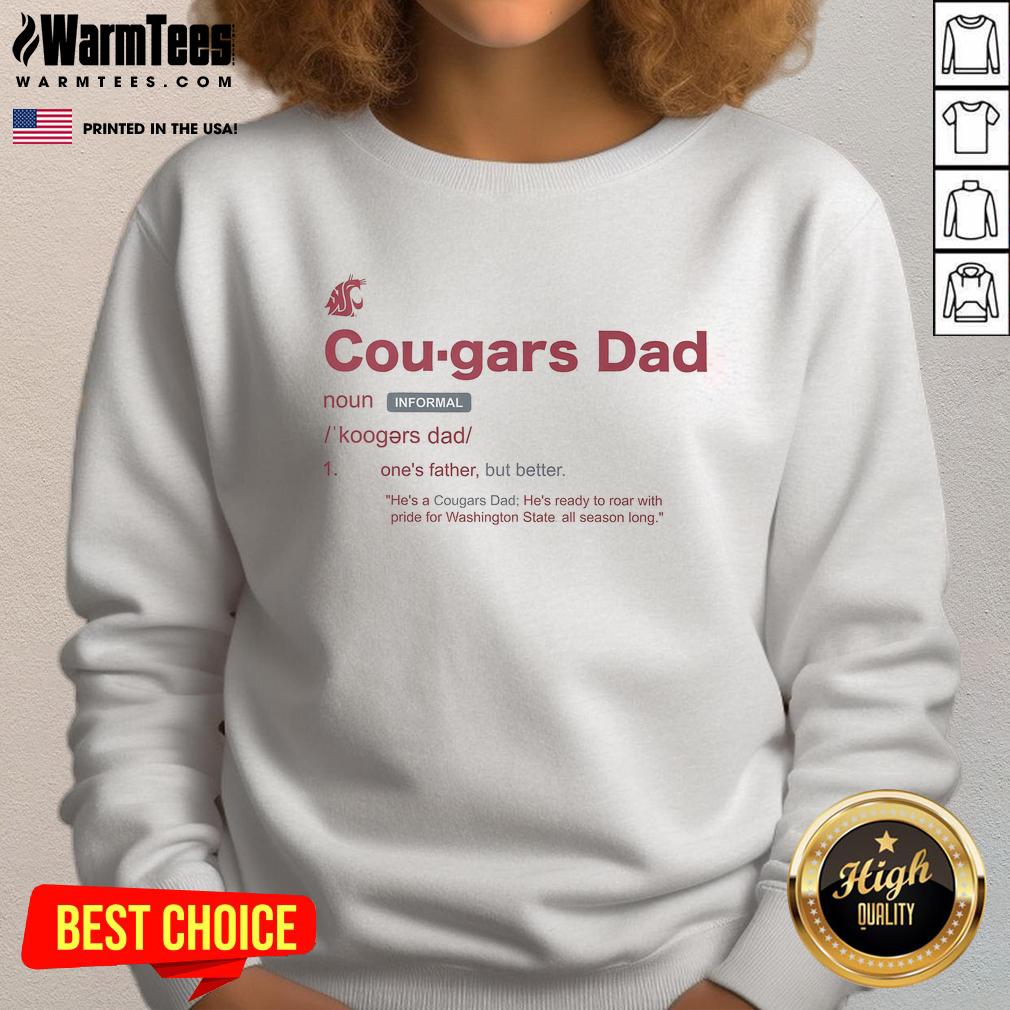 Awesome Washington State Cougars Dad Definition T-Shirt - Image 5