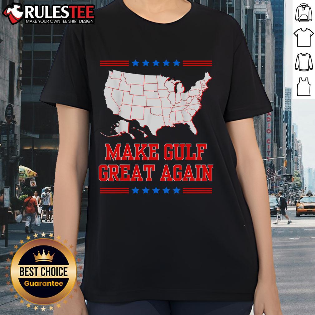 Awesome Welcome To America Make Gulf Great Again T-Shirt - Image 3