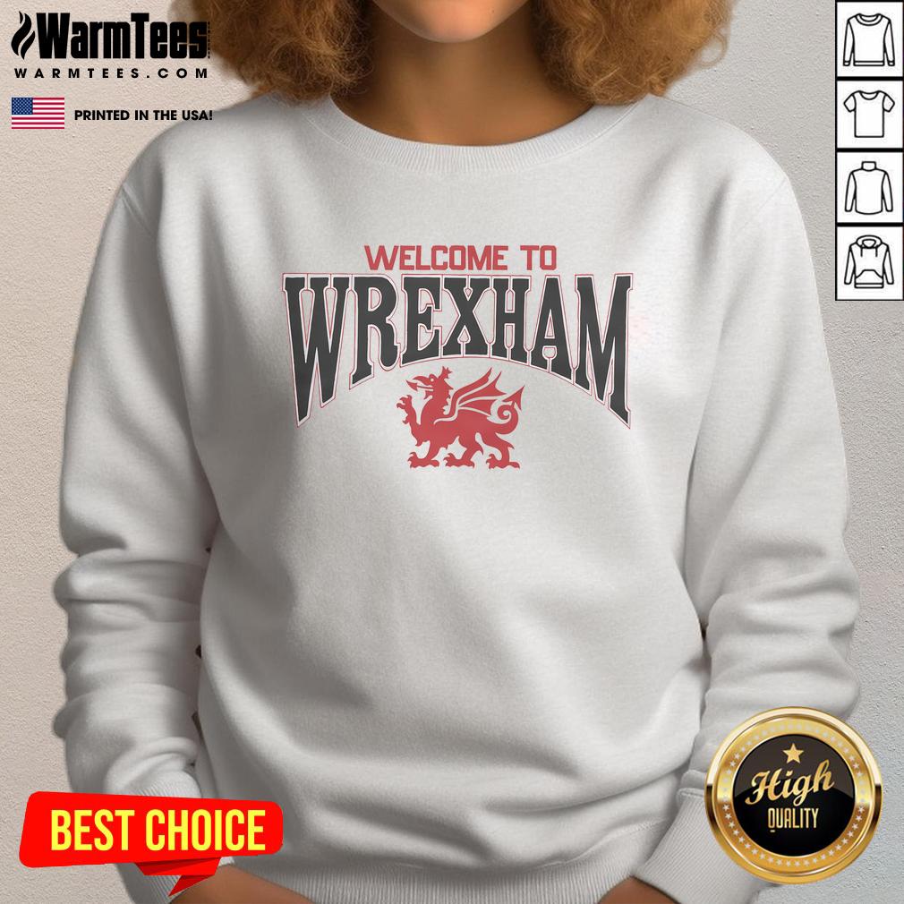 Awesome Welcome To Wrexham Dragon T-Shirt - Image 5