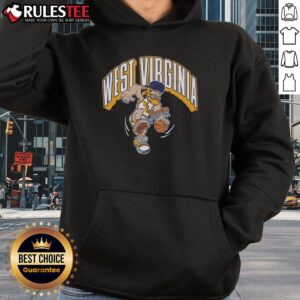 Alternative view of Awesome West Virginia Mountaineers Dunking T-Shirt