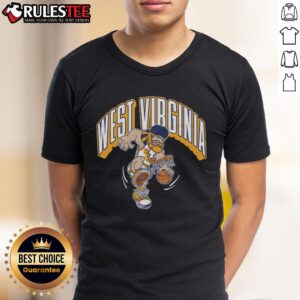 Awesome West Virginia Mountaineers Dunking T-Shirt