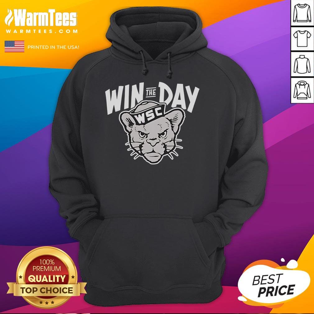 Awesome Win The Day Wsc Cougar Mascot T-Shirt - Image 2