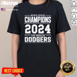 Alternative view of Awesome World Series Champion 2024 Los Angeles Dodgers T-Shirt