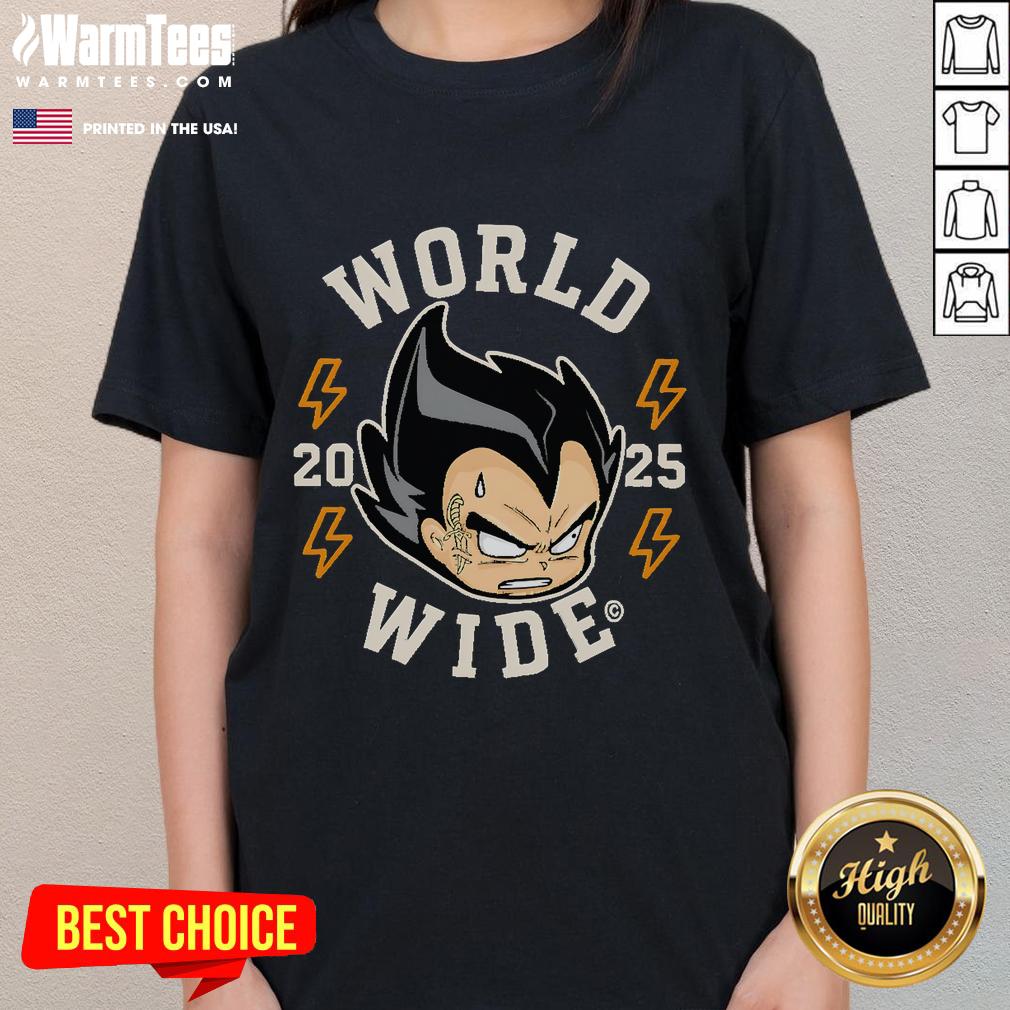 Awesome World Wide Vegeta 2025 T-Shirt - Image 3
