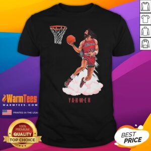 Awesome Yahweh Christian Jesus Basketball Vintage T-Shirt