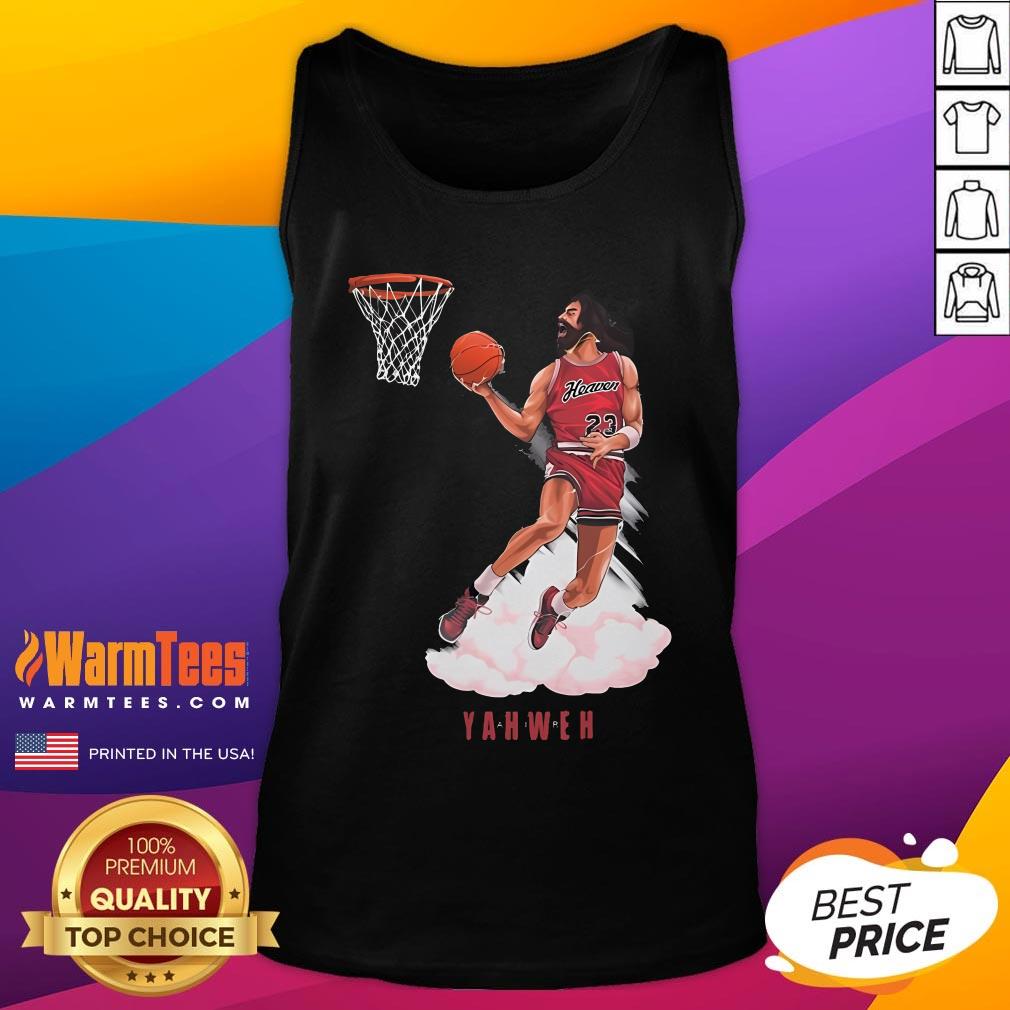 Awesome Yahweh Christian Jesus Basketball Vintage T-Shirt - Image 5