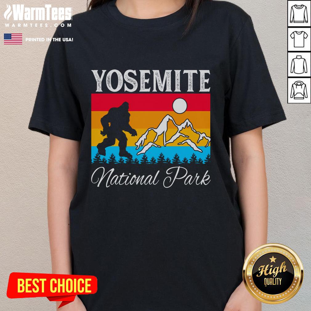 Awesome Yosemite National Park Bigfoot T-Shirt - Image 3
