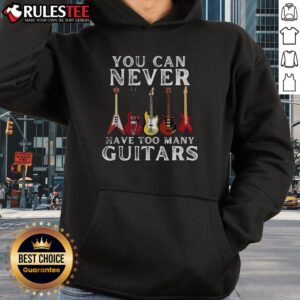 Alternative view of Awesome You Can Never Have Too Many Guitars Premium T-Shirt