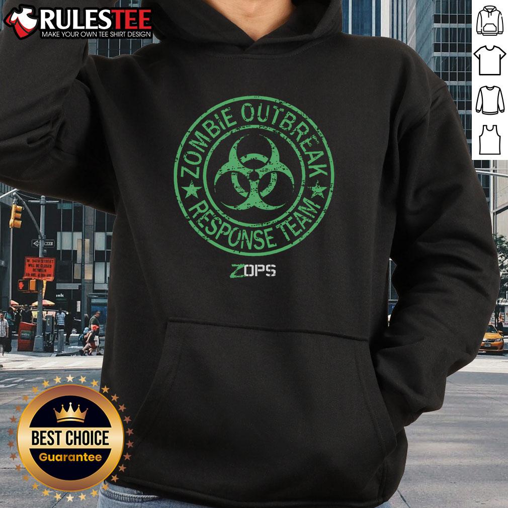 Awesome Z Ops Zombie Outbreak Response Team T-Shirt - Image 2