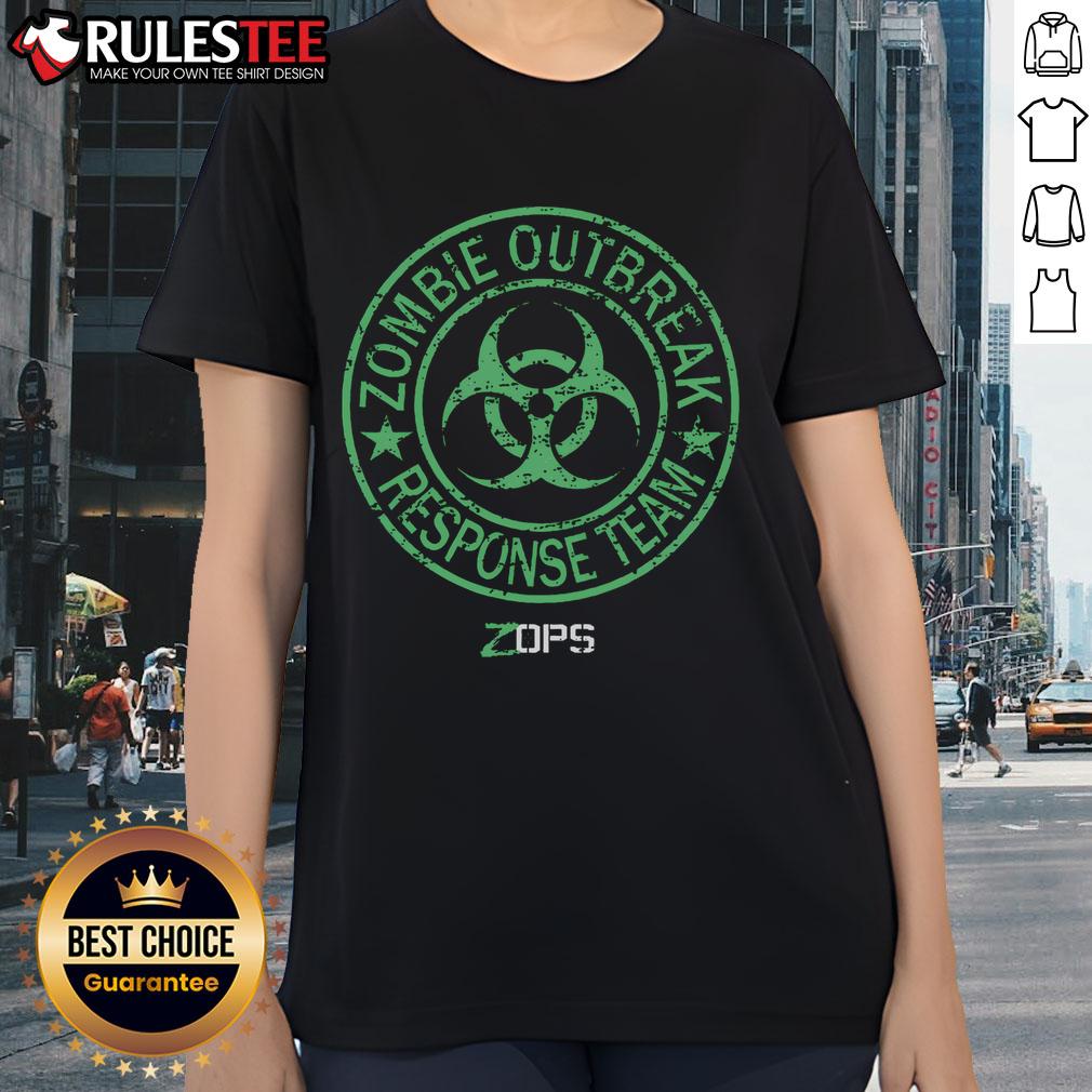 Awesome Z Ops Zombie Outbreak Response Team T-Shirt - Image 3